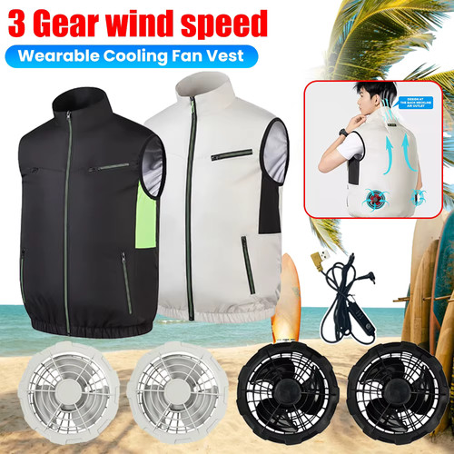 Wearable cooling vest - wearable,