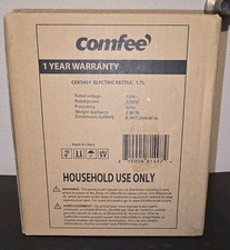 COMFEE Stainless Steel Electric Kettle 1.7 Liter Tea Kettle Electric Hot