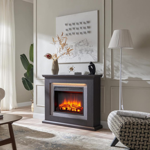 Electric fireplace suite 39in - fireplace,