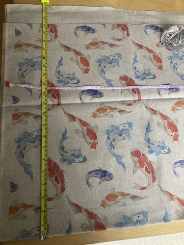 Koi carp linen - carp, look