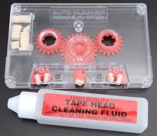 Cassette Tape Head Cleaner "Wet Type" For Panasonic Tape Recorder Player deck