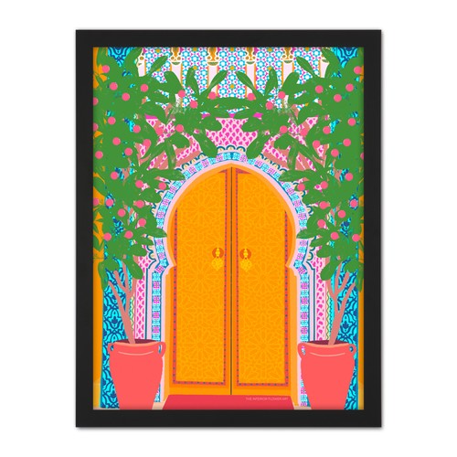 Moroccan door bright - door,