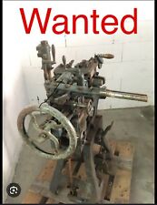 Wanted - BU Bed Lasting Shoemaking Machine - Cobbler, Shoe Repair Machine