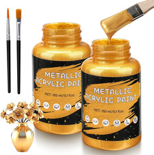 Gold Acrylic Paint, 300Ml Gold