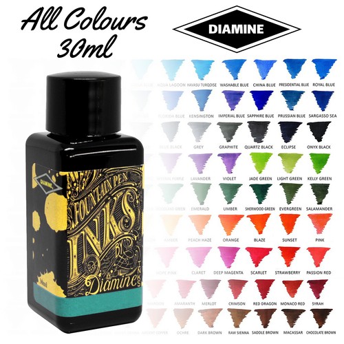 Diamine bottled ink 30ml - bottled, for