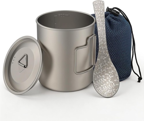Titanium 750ml pot with - 750ml,