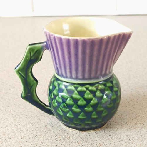 Holyrood pottery thistle - pottery, (h.thistle