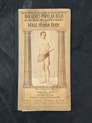 1924 antique medical anatomy - medical,