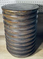 Solid Teak Wood Layered Stool