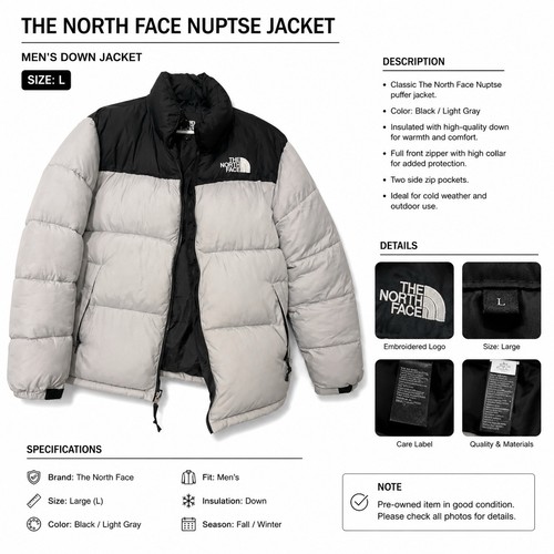 The north face nuptse - face, puffer
