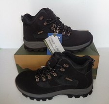 Mens New Waterproof Black Memory Foam Walking Hiking Trekking Boots Sizes 7-12