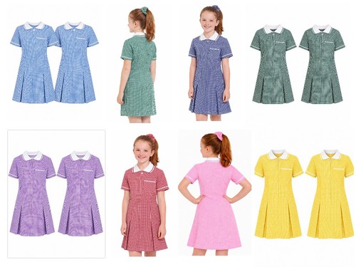 Pack girls gingham school - 2,