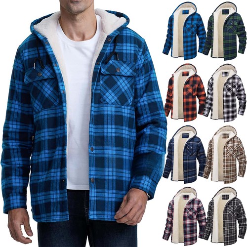 Men check coat - check,
