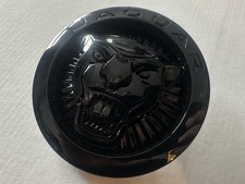 FRONT GRILLE BADGE for JAGUAR MODELS F-PACE XE XF XJ GROWLER GLOSS BLACK 85mm