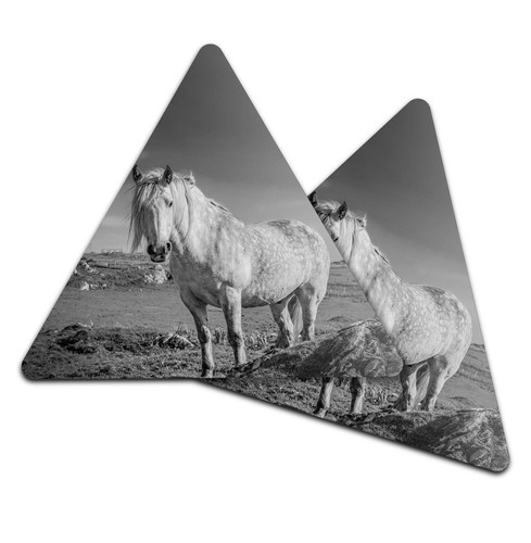Triangle coaster bw - triangle,