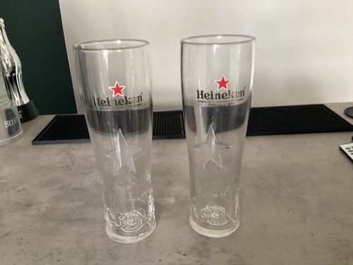 Heineken pint glasses - heineken,