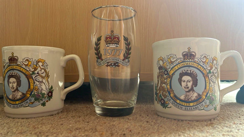 Queen elizabeth 1977 silver - 1977,