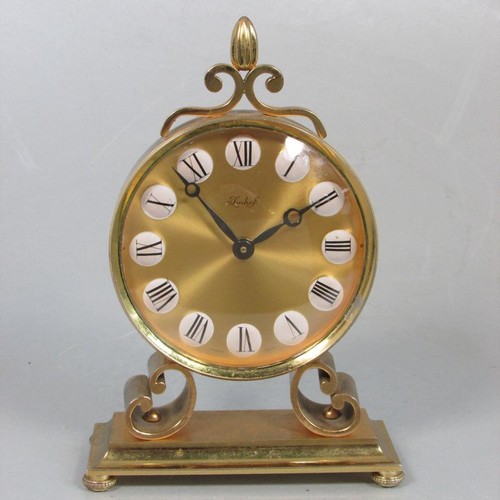 Imhof mantel clock gilt bronze - mantel,