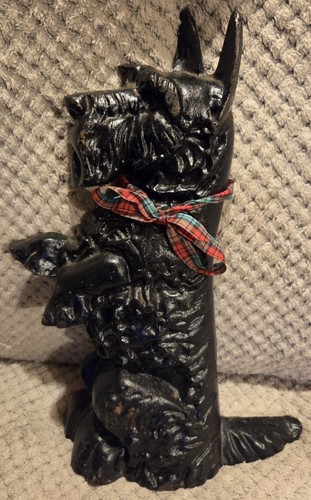 Vintage cast iron scottie - vintage, dog