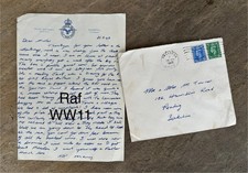 WW2 RAF - WAAF LETTER, SCAMPTON 617 SDN CONTENT RE 1943 RAID + ORIG  ENVELOPE