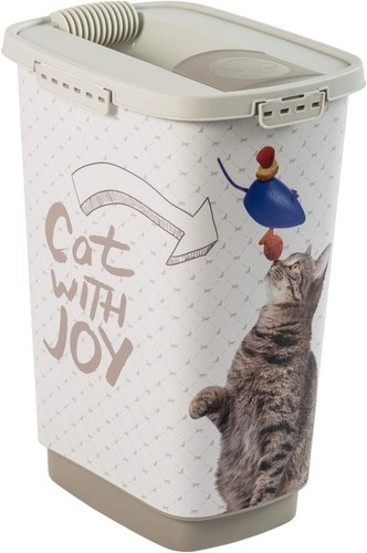Pet food container with - food,