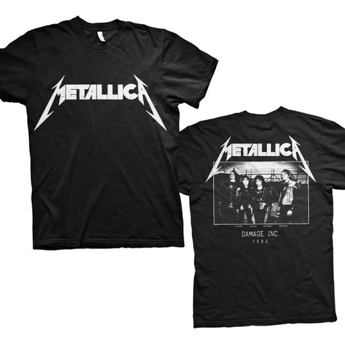 Shirt metallica master of - t,