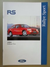 FORD RS RANGE 1994 UK Mkt