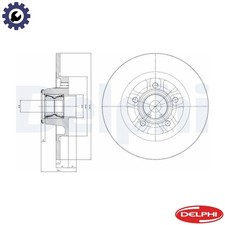 2x BRAKE DISC BG9113RSC FOR