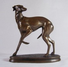 Bronze Sculpture Whippet Dog Statue Figure Great Dog Owners Gift Idea Ornament