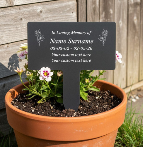 Personalised memorial plaque - memorial,