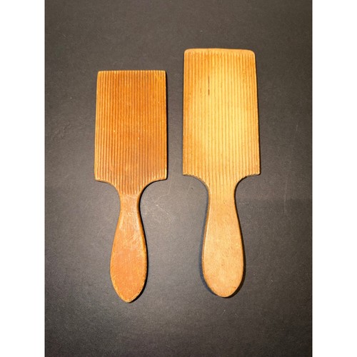 Vintage wooden butter hands - vintage,