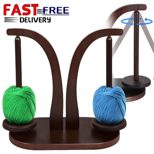 Wooden yarn holder - wooden,