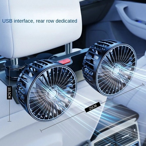 Car fan dual head 360 - fan,