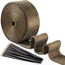 Exhaust Wrap High Temperature Resistance 15 Stainless Steel Ties 5CM Wide 15M