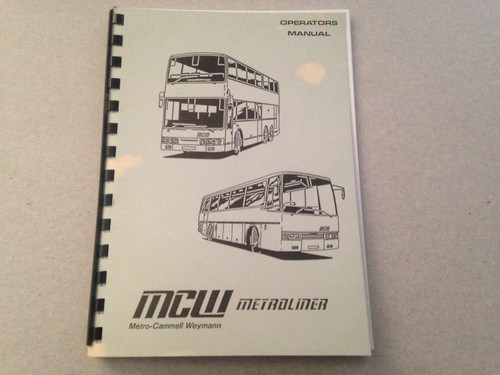 Rare mcw metro - cammell, weymann