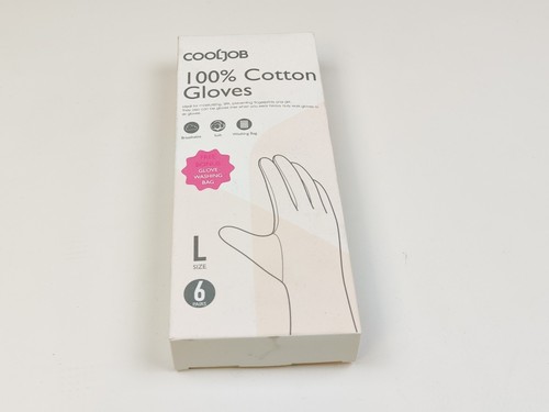 Cooljob 100 cotton gloves 6 - 100%, gloves,