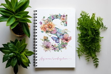 Personalised Floral Initial