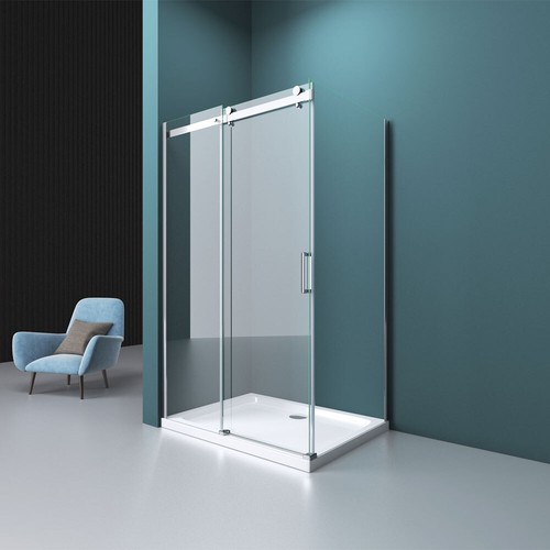 Shower enclosure frameless - enclosure,