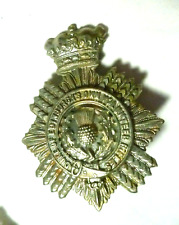Victorian Duke Of Edinburgh's Own Volunteer Rifles Cap Badge Qvc 2 Lugs Antique