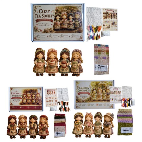 Patchwork doll diy - diy, sewing