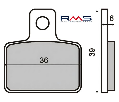 Rear brake pads rms - pads,