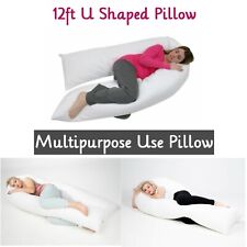 Pregnancy Body Pillow 12FT U Shaped for Back, Belly and Hip Pain Relief& Comfort