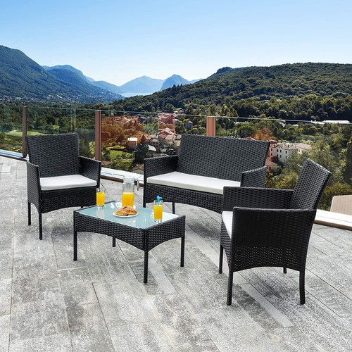 4pcs rattan garden - 4pcs,