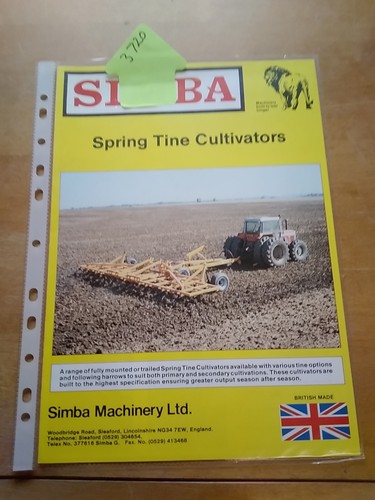 Simba machinery spring tine - machinery,