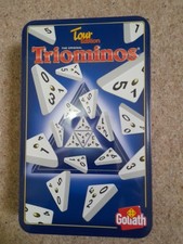Triominos Game Tour Edition In Travel Tin By Goliath Games