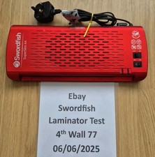 Swordfish Laminator Superslim A4 Red A6 A5 