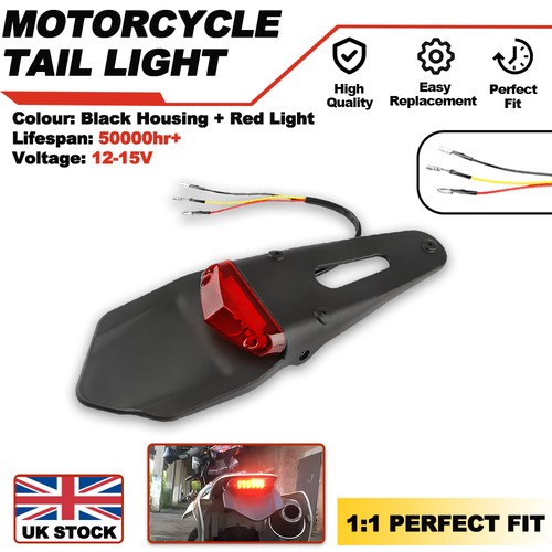 Rear fender 12v led tail - fender,