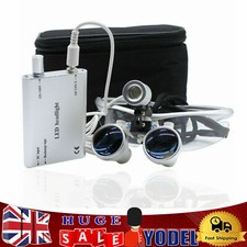 Dental 3.5X 420mm Surgical Binocular Loupes with Dentist LED Head Light Headlamp
