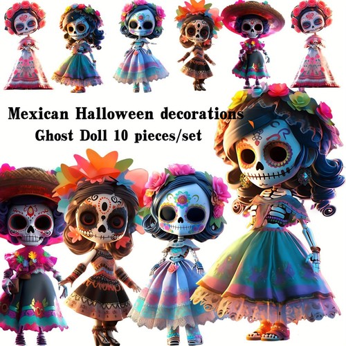 10x hanging acrylic scull - 10x,