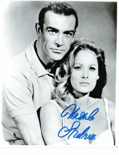 Signed ursula andress no - dr,